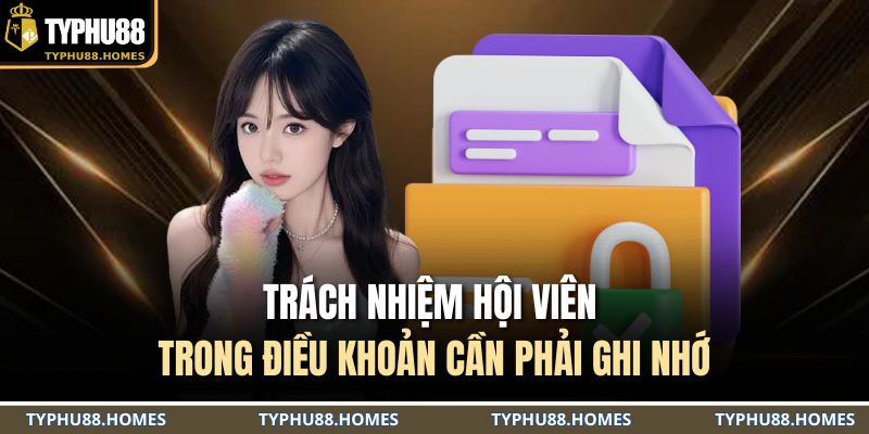 Trách nhiệm hội viên trong điều khoản cần phải ghi nhớ