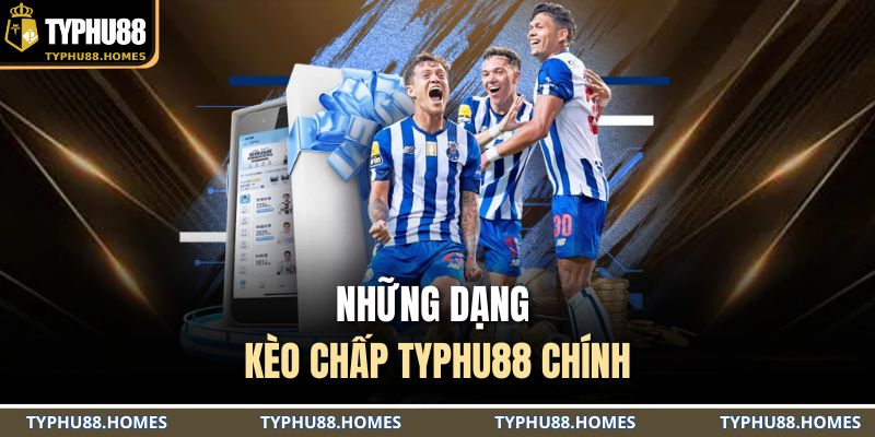Những dạng kèo chấp TYPHU88 chính